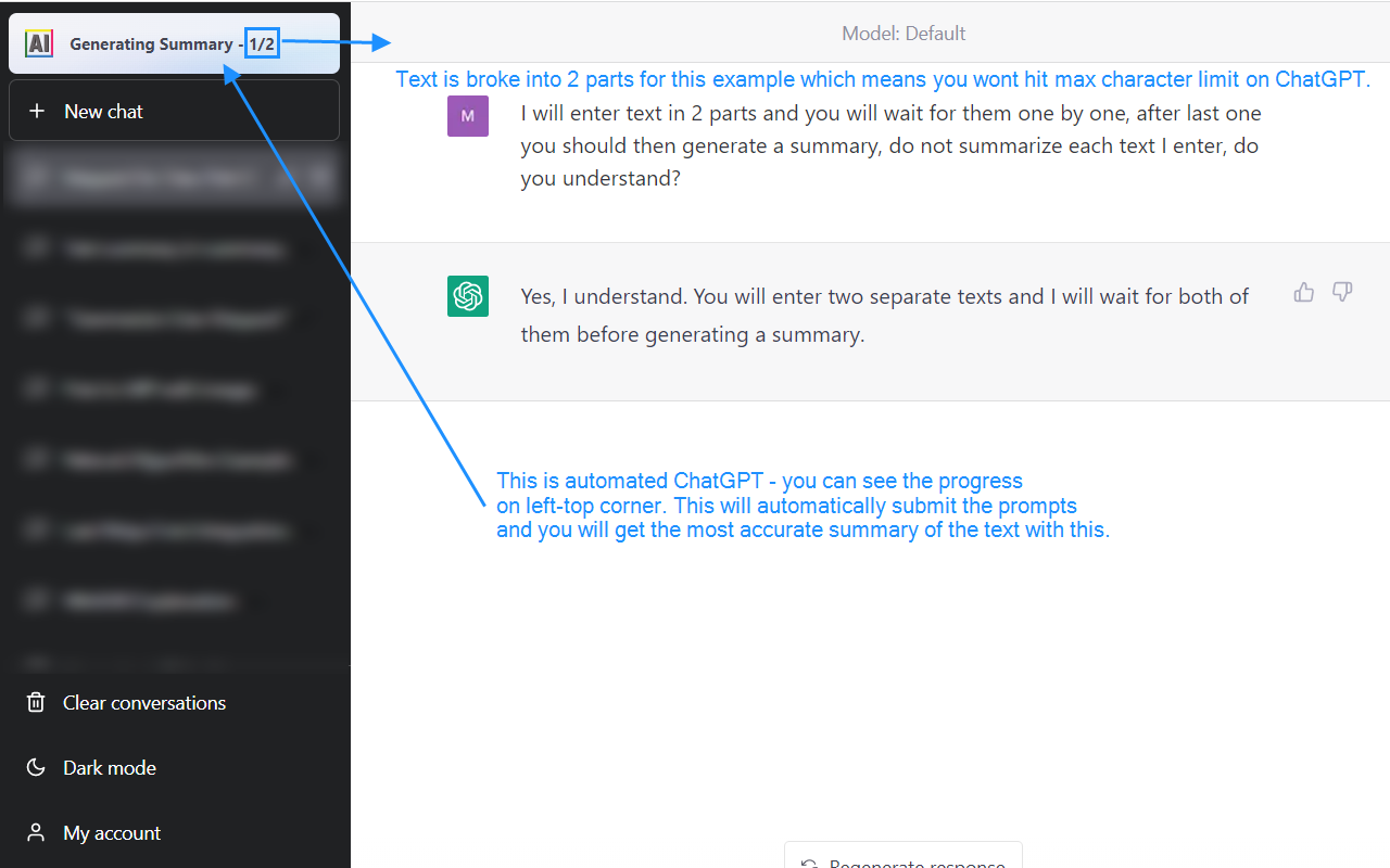 Youtube Transcript AI Summary截图5