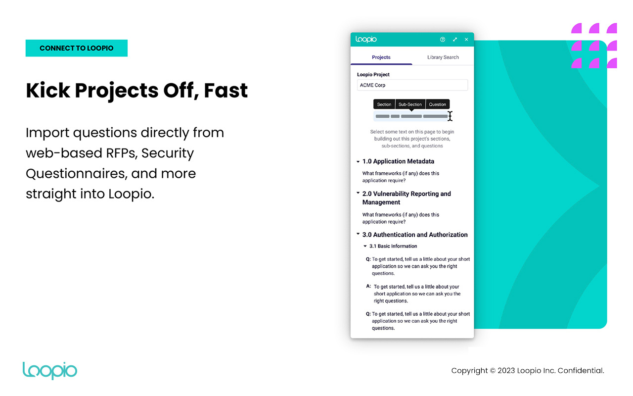 Loopio Chrome Extension截图1