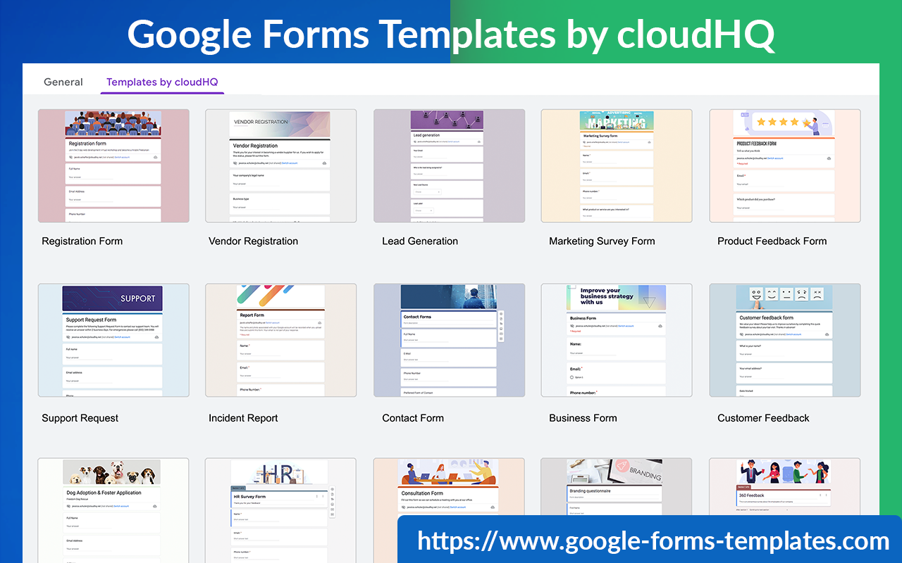 Templates for Google Forms™ by cloudHQ截图4