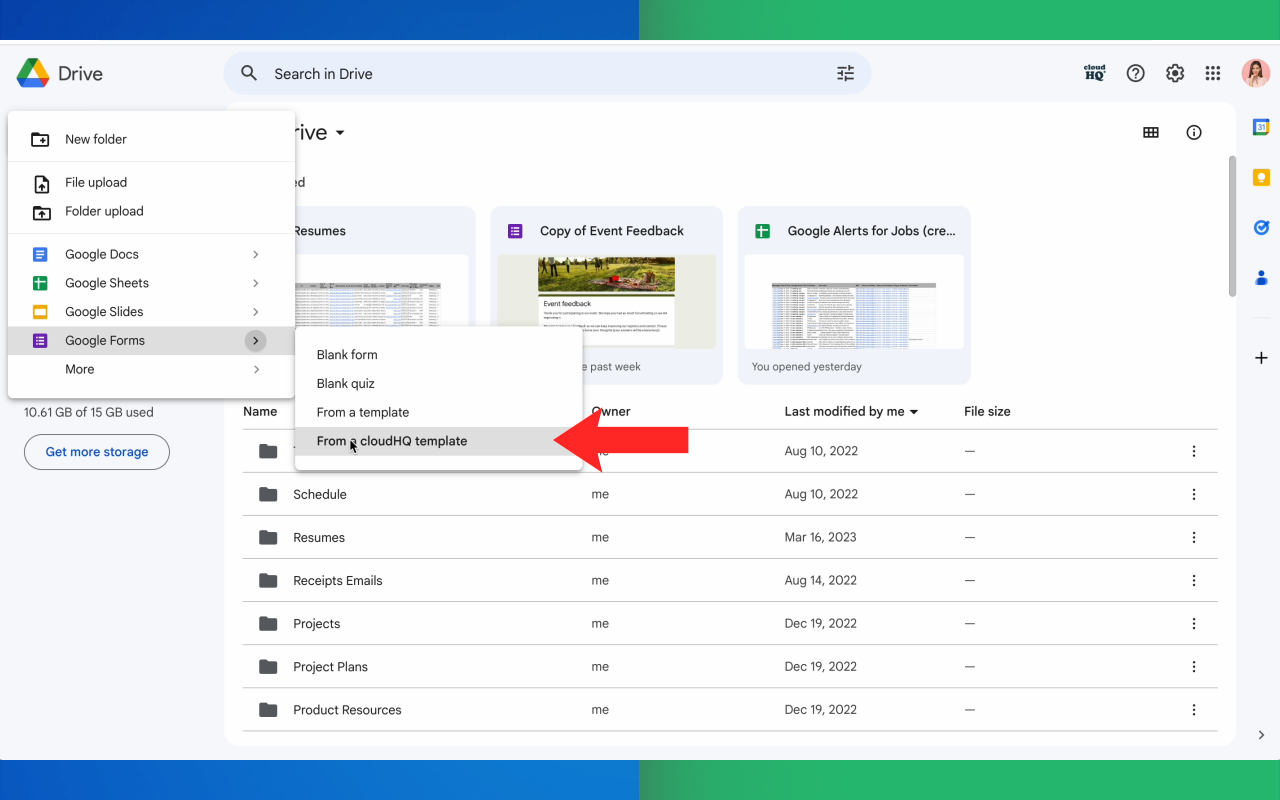 Templates for Google Forms™ by cloudHQ截图5