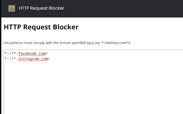 HTTP Request Blocker截图1