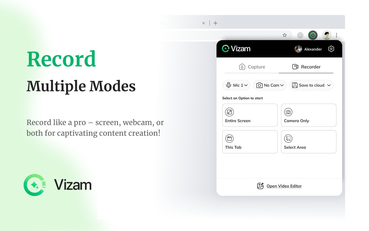 Vizam - Screenshot & Video capture tool截图4