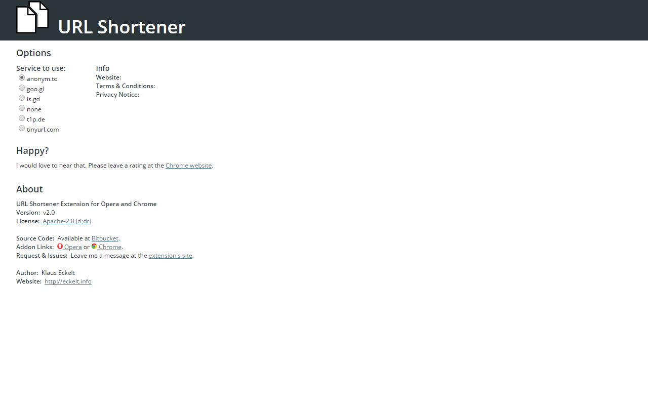 URL Shortener截图1