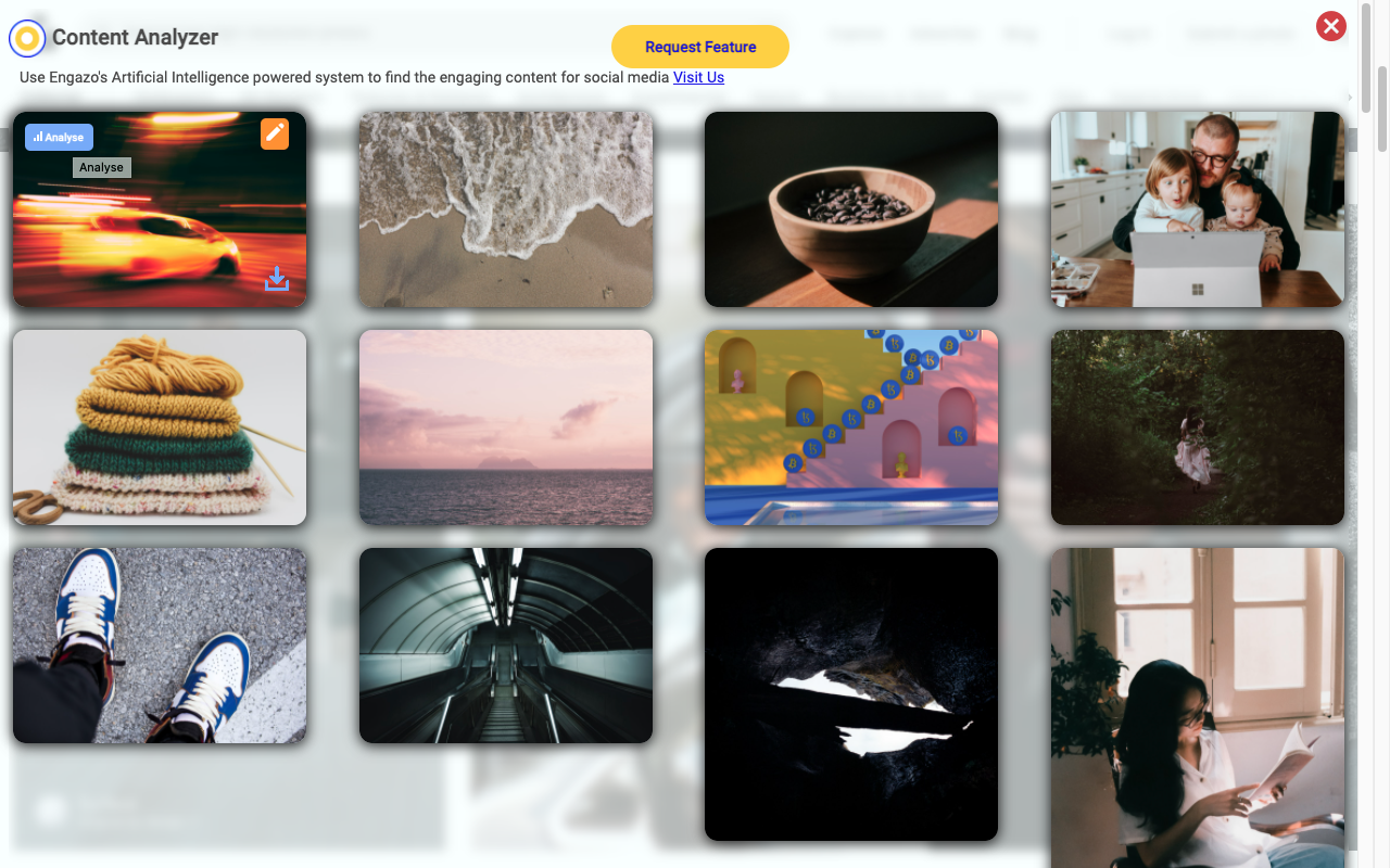Engazo - Content Analyzer, Image Downloader截图3
