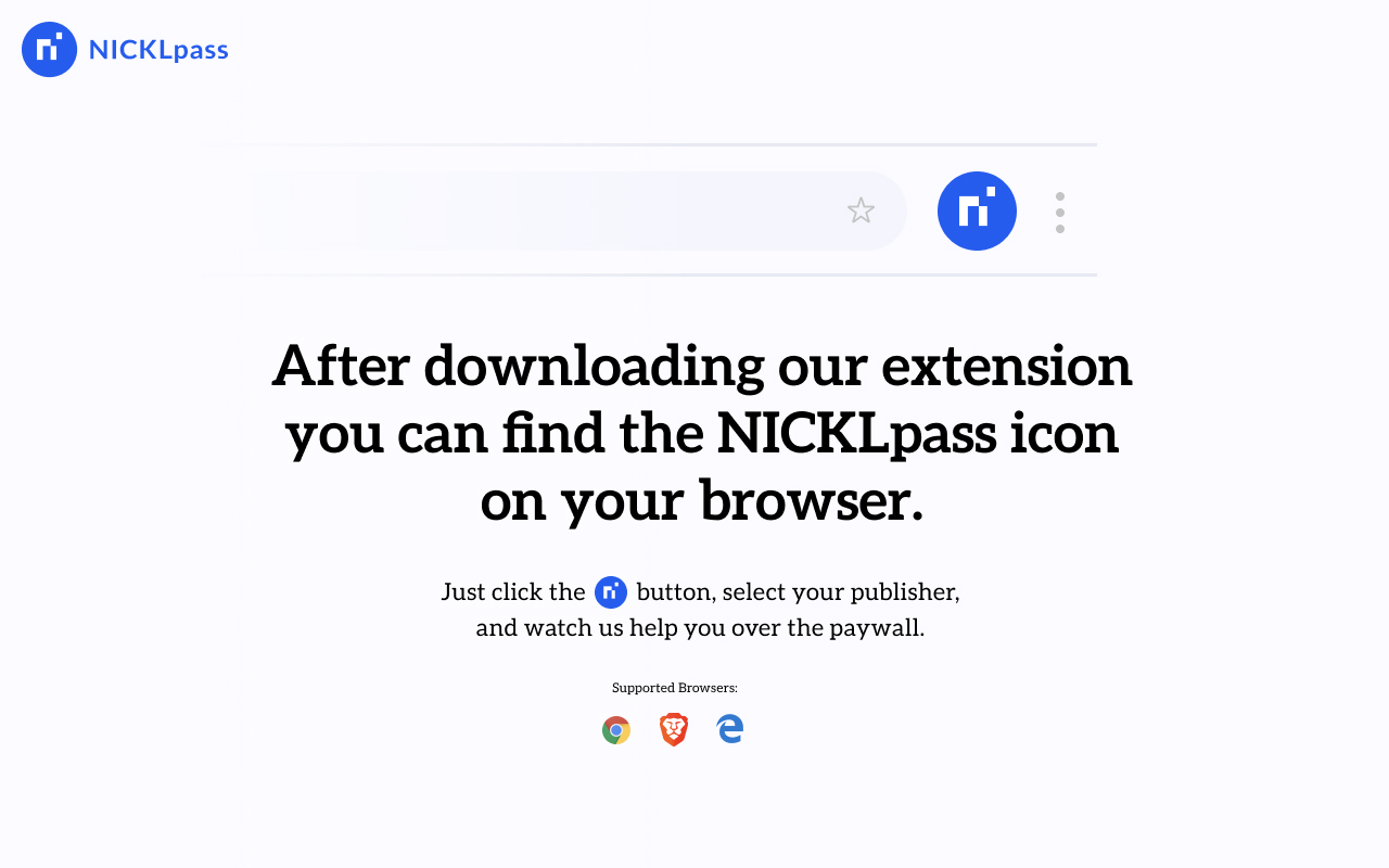 NICKLpass - No news paywalls, Save money截图1