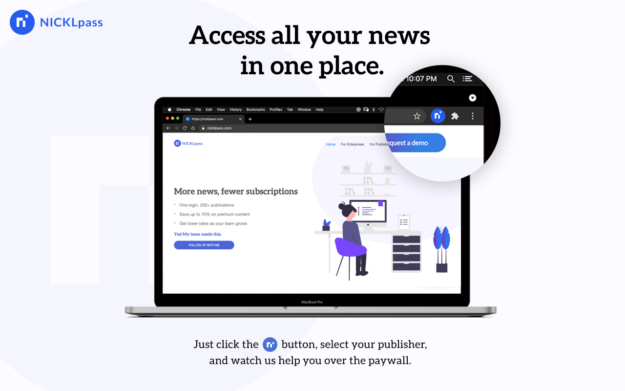 NICKLpass - No news paywalls, Save money截图3