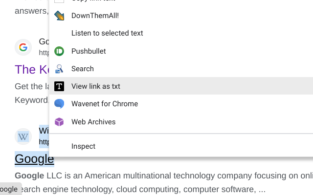View webpage as TXT截图1