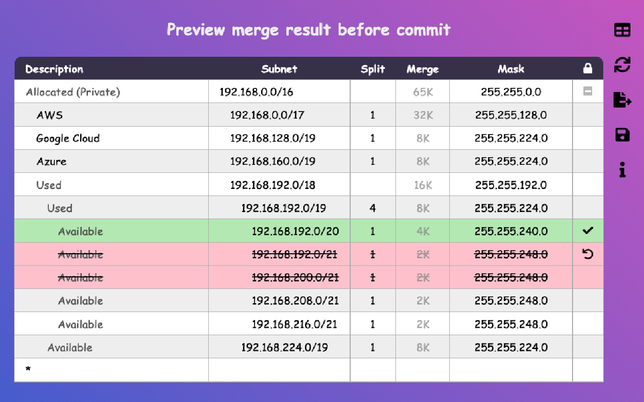 Flex Subnetting - Subnet Calculator截图5