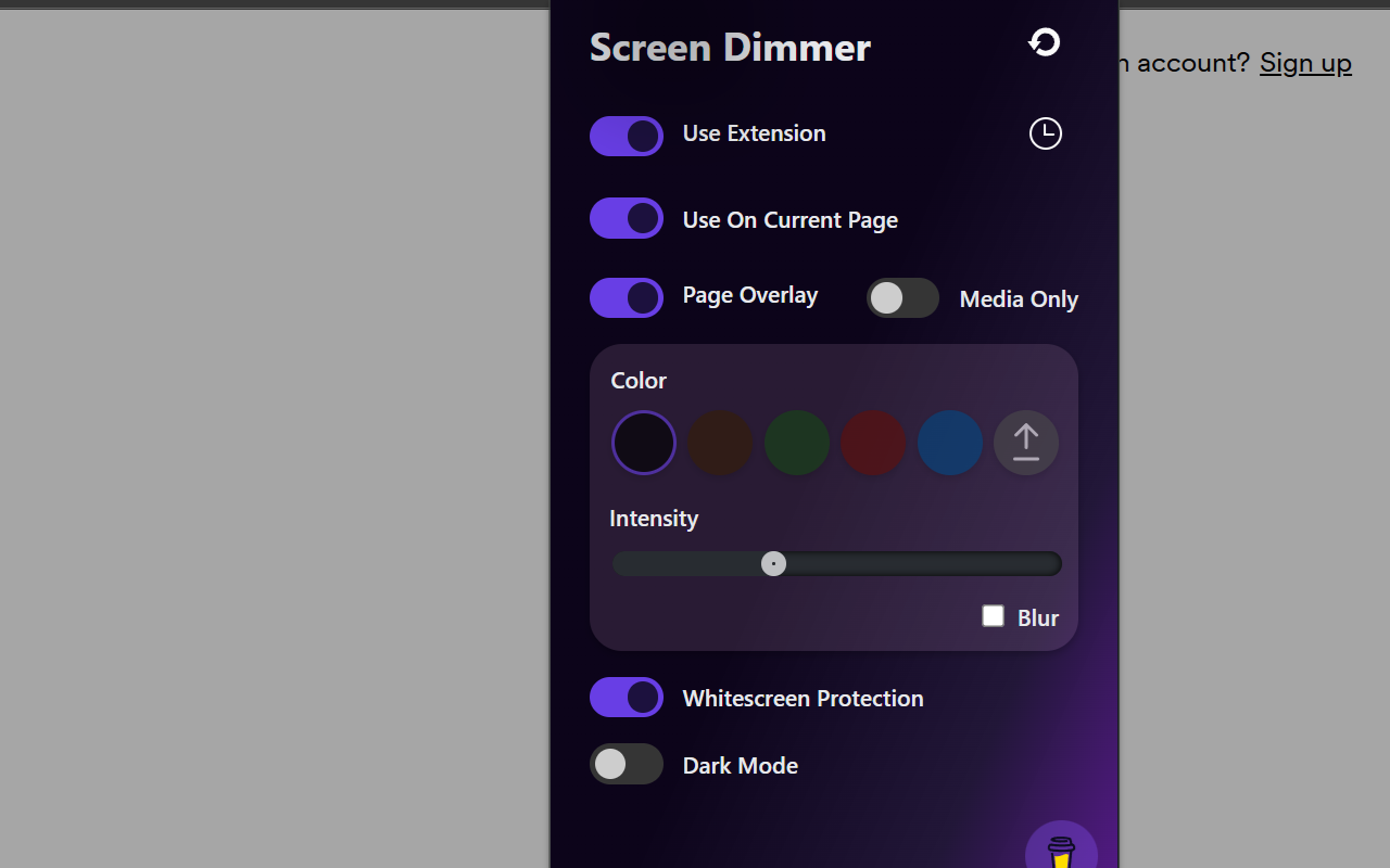 Screen Dimmer截图2