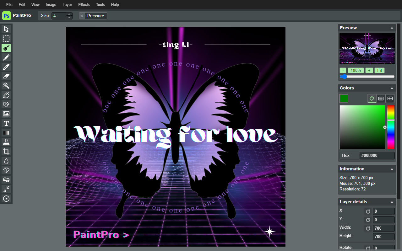 PaintPro - 免费的绘画专业工具截图1