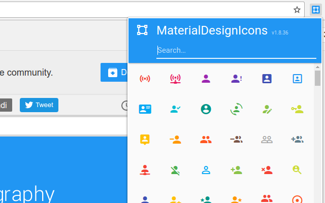 MaterialDesignIcons Picker截图1