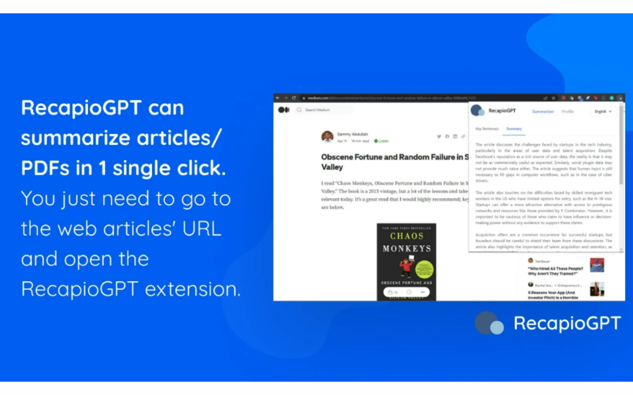Recapio: AI Youtube Summarizer截图4