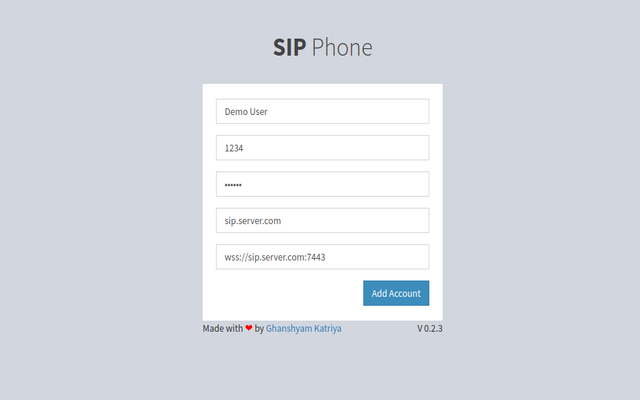 SIP Phone截图1