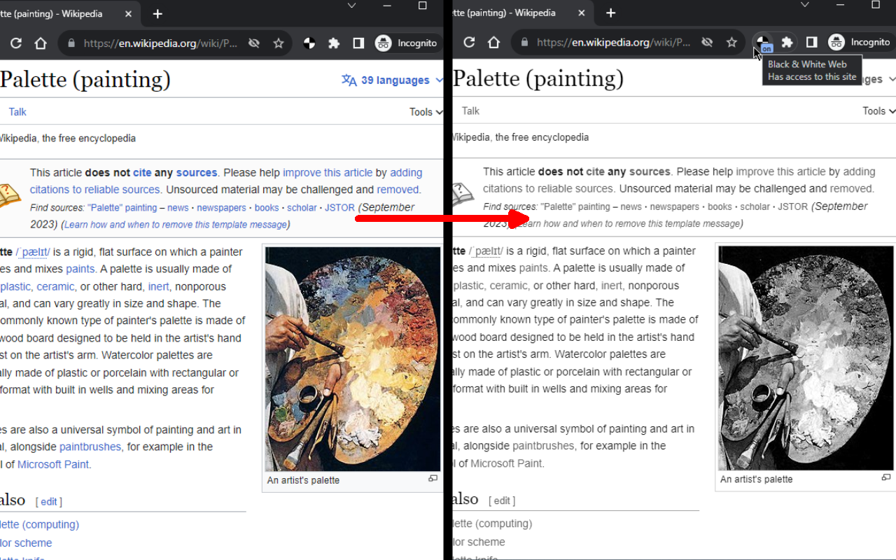 Black & White Web截图1