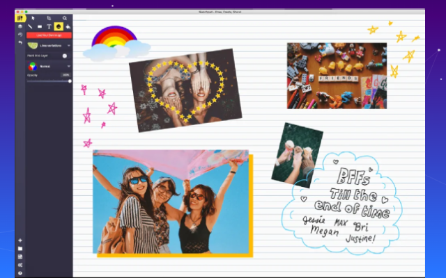 Sketchpad online | Draw, Create, Share!截图3