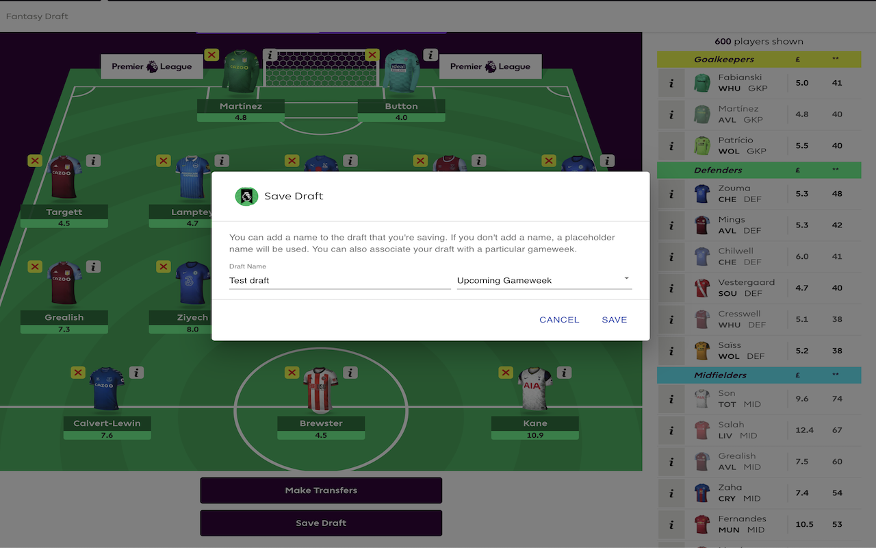 Draftnik for FPL截图1