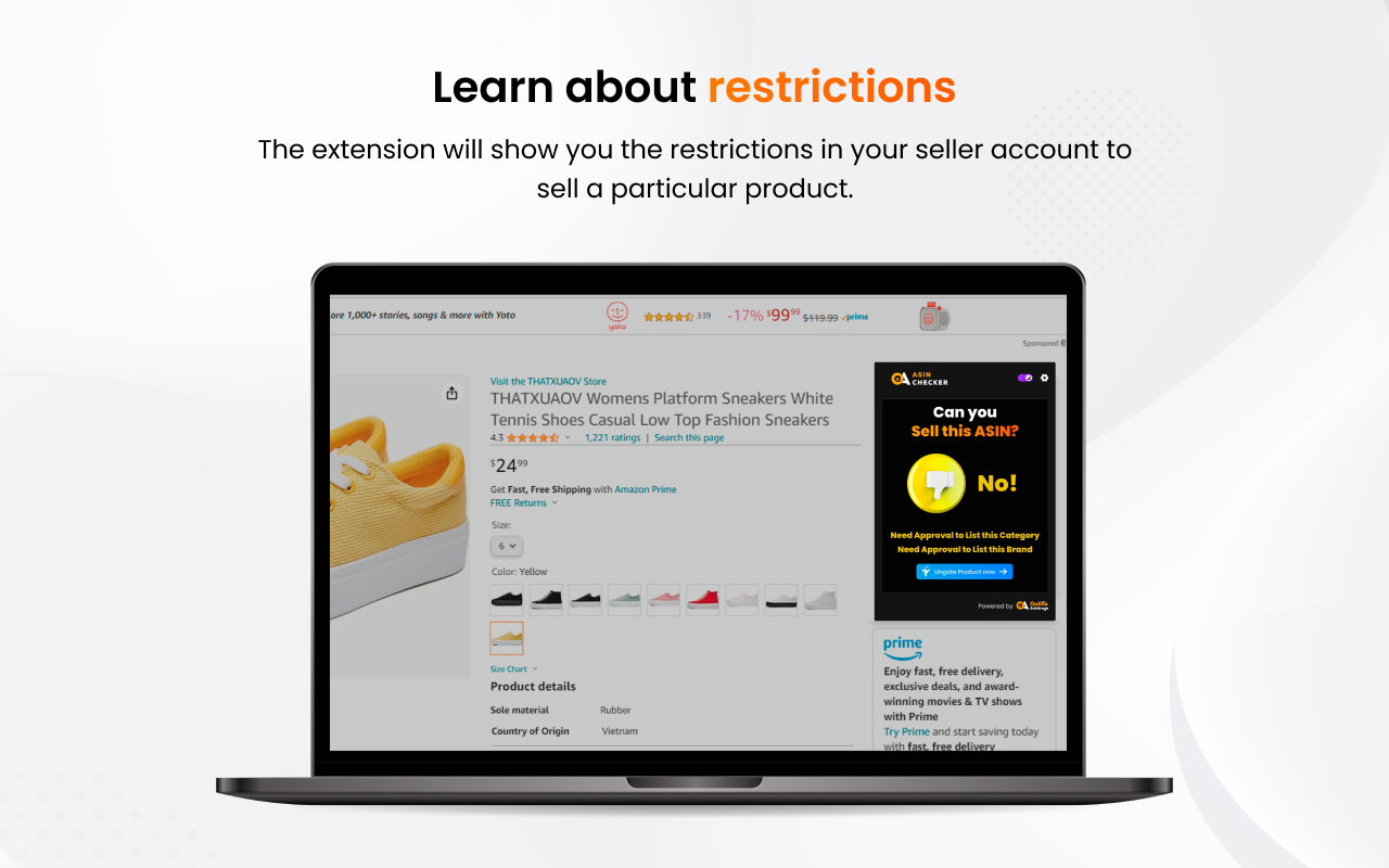 Amazon ASIN Checker tool by AMZ Online Arbitrage截图1