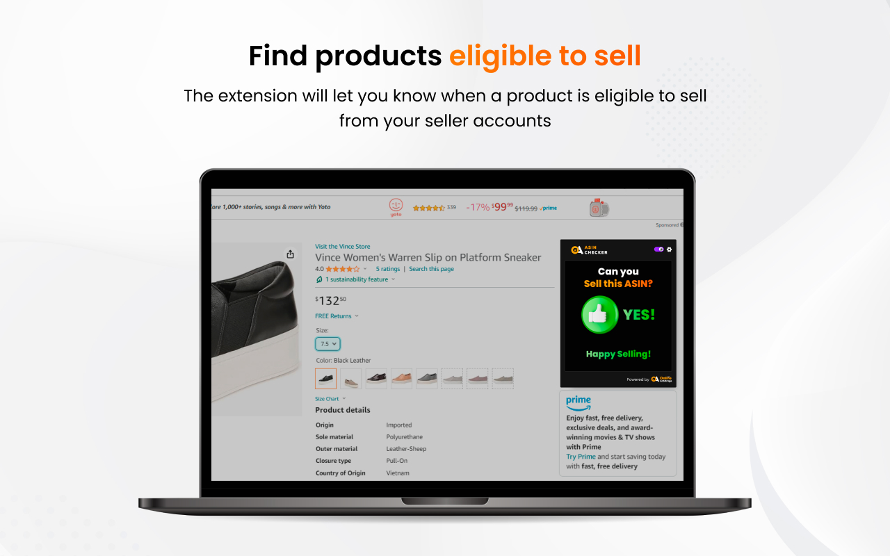 Amazon ASIN Checker tool by AMZ Online Arbitrage截图2
