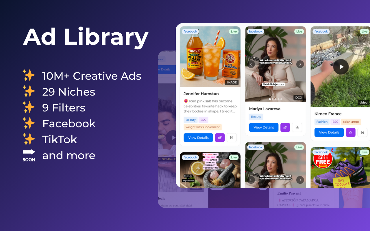 一键保存FB和TT视频广告 - Admaker.ai截图3