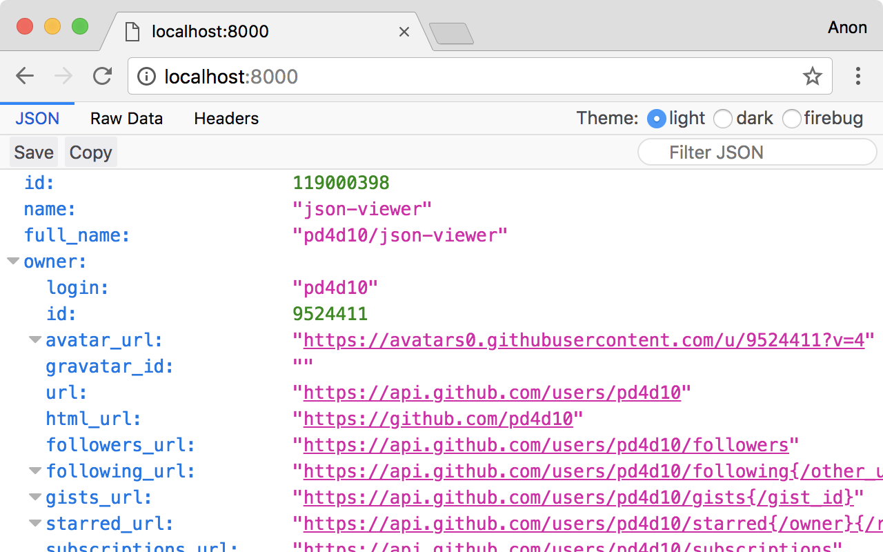 JSON Viewer截图1
