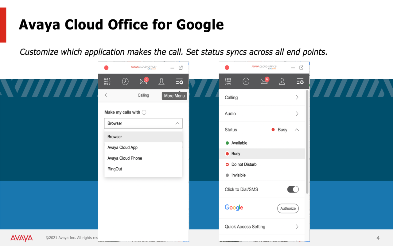 Avaya Cloud Office for Google截图1