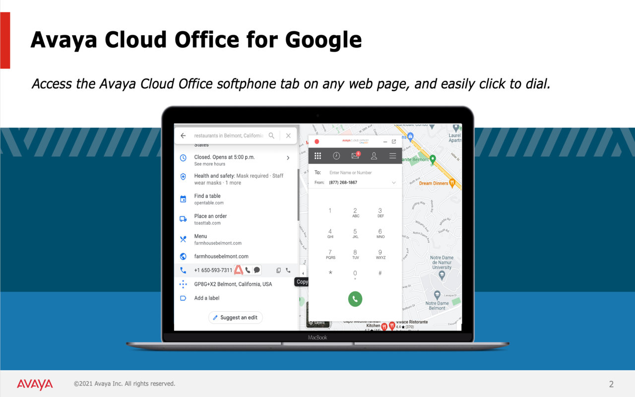 Avaya Cloud Office for Google截图2