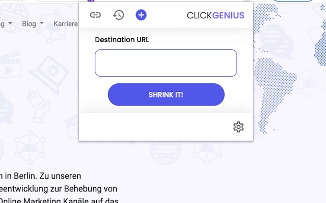 Click Genius | Powerful URL shortener截图2