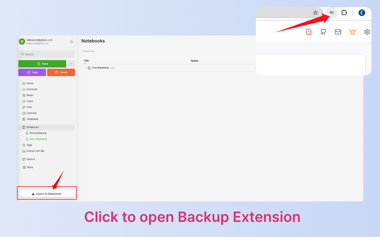 Evernote Backup exporter截图4