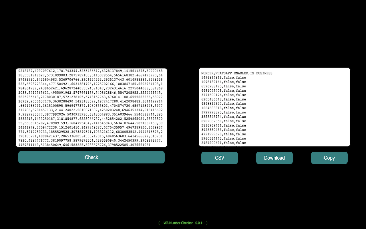 WA Number Checker截图1