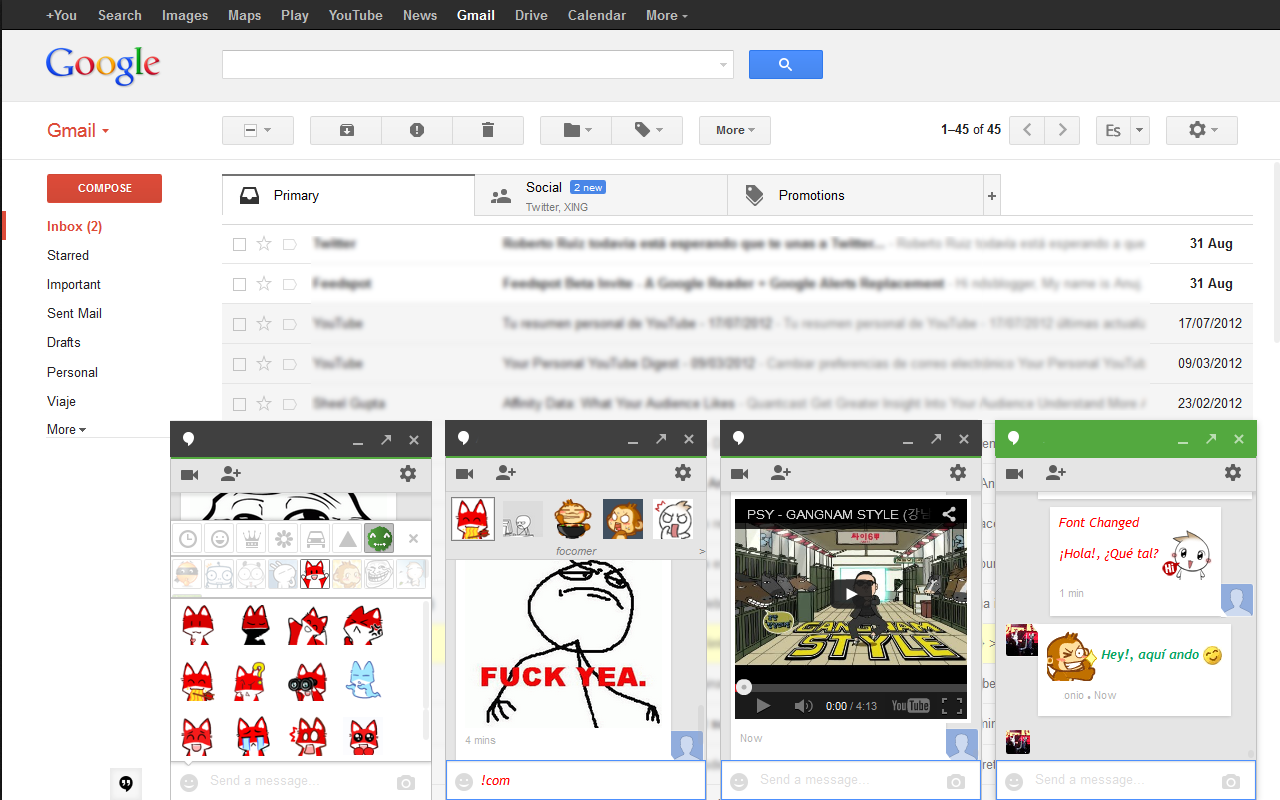 Custom Hangout Emoticons截图2