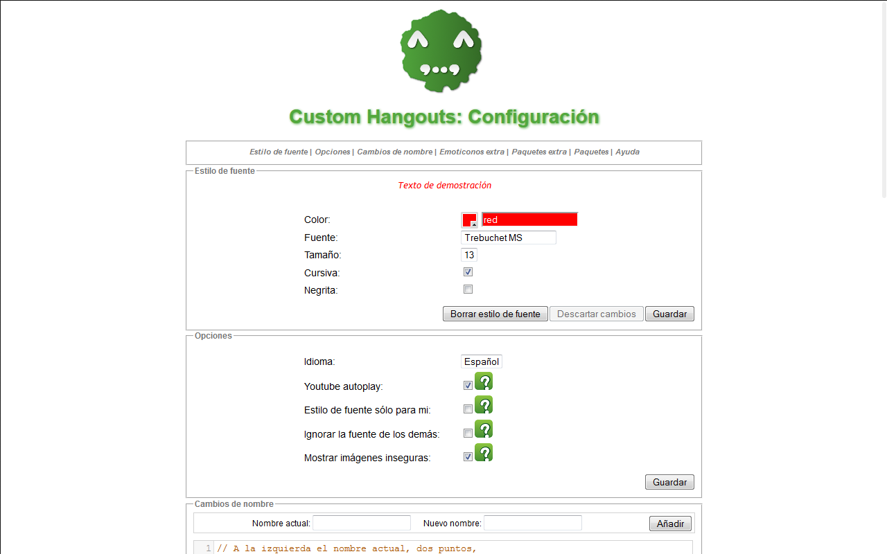 Custom Hangout Emoticons截图3