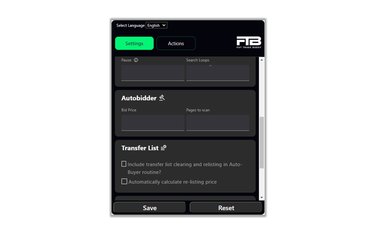 FUT Trade Buddy Autobuyer & Sniping Bot截图4
