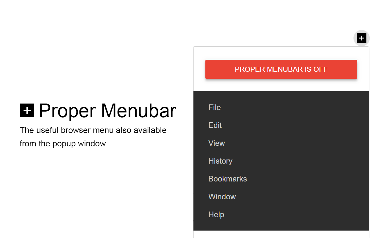 Proper Menubar for Google Chrome截图4