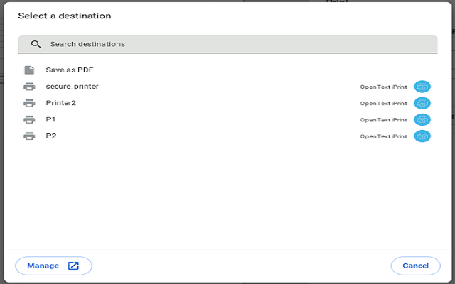 OpenText iPrint截图2