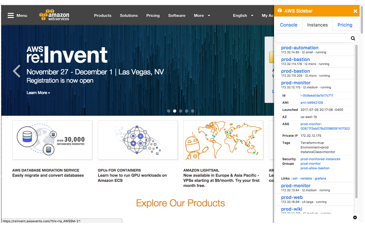 AWS Sidebar截图3
