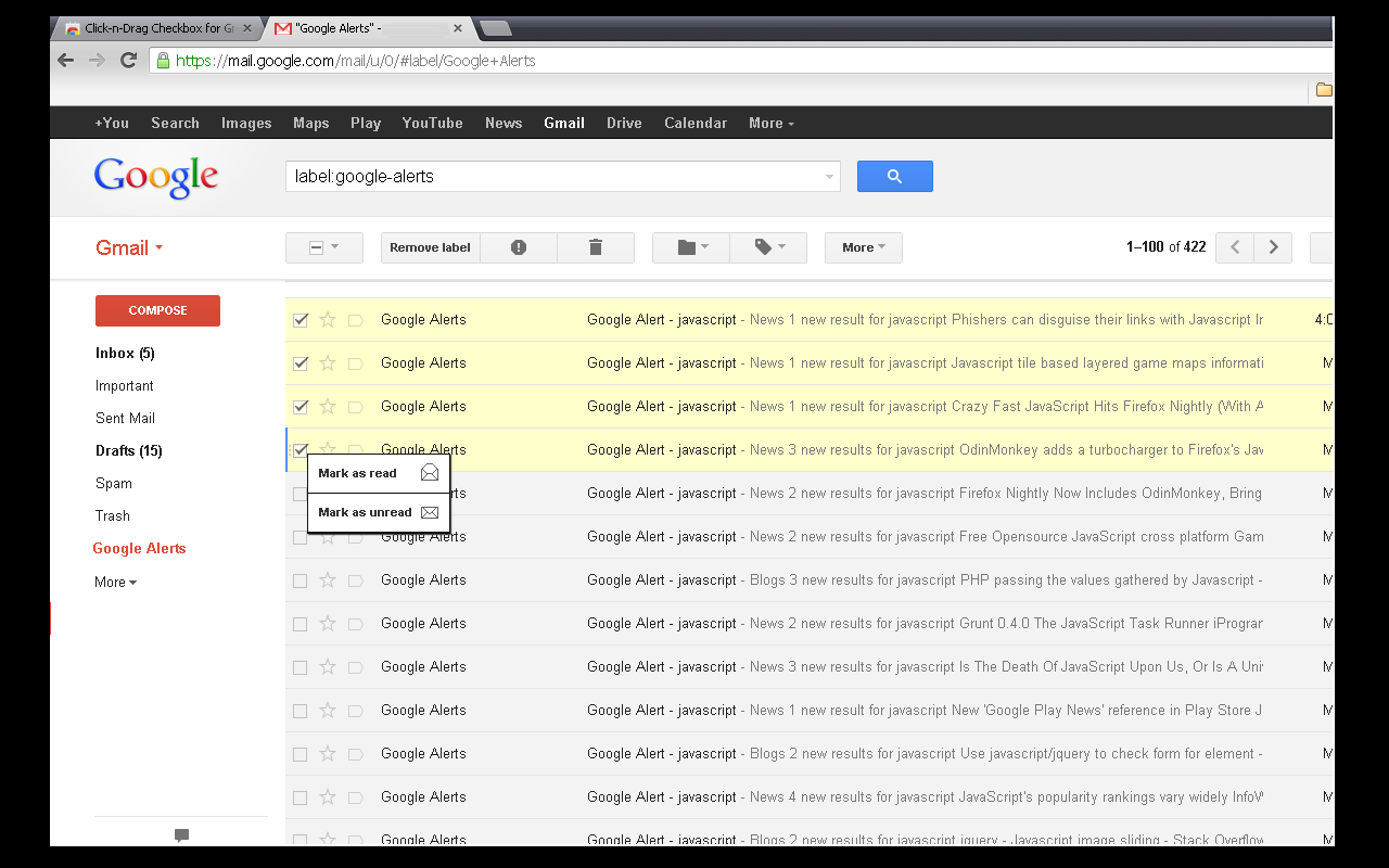 Smooth Checkbox for Gmail™截图1