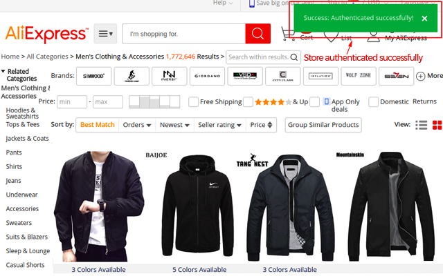 Woocommerce AliExpress Importer截图1