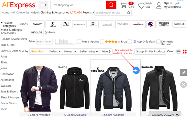 Woocommerce AliExpress Importer截图2