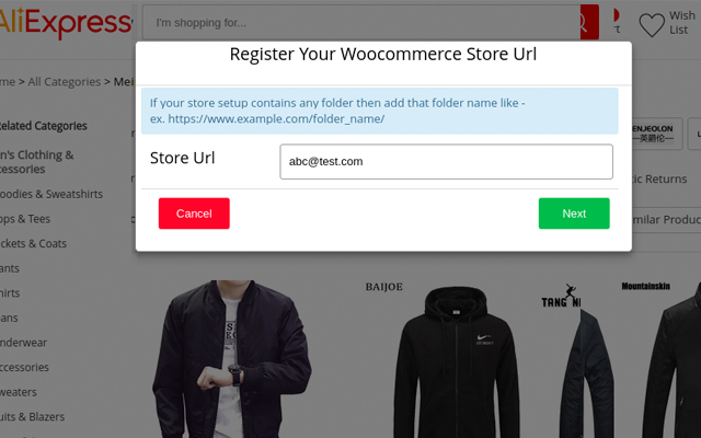 Woocommerce AliExpress Importer截图3