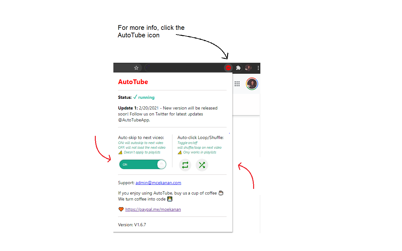 AutoTube - YouTube nonstop v2截图2