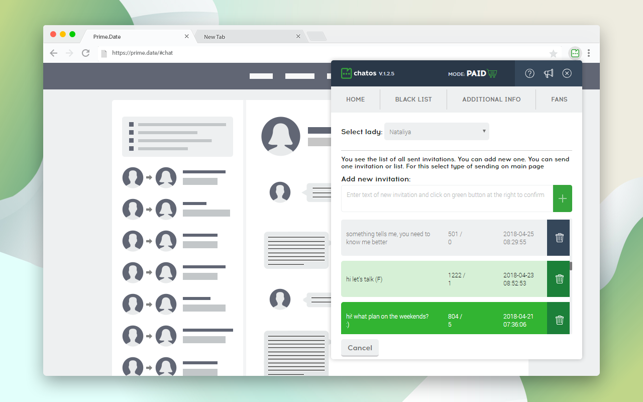 Prime/TalkyTimes/Amour ChatOS chats截图1