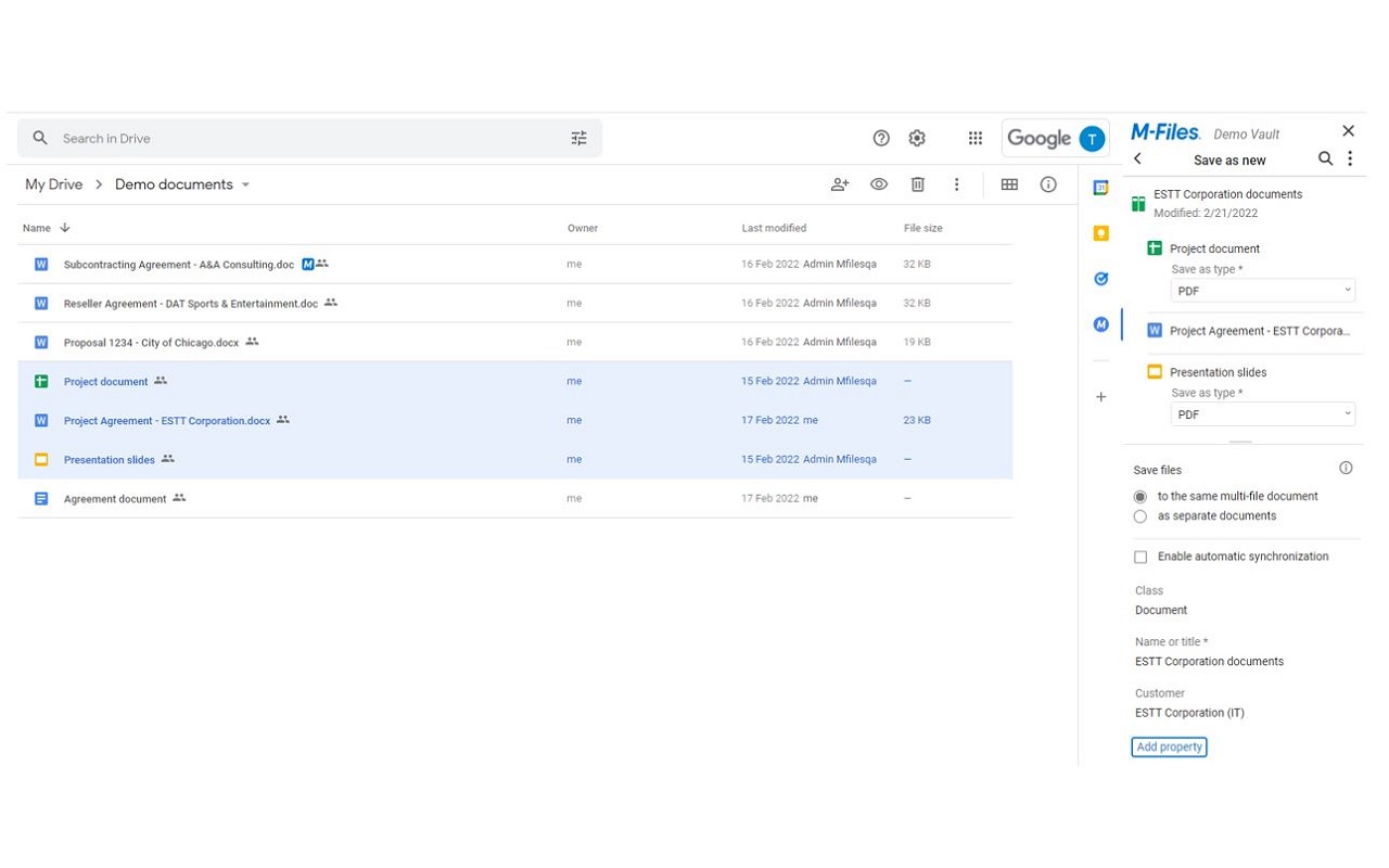 M-Files for Google Workspace™截图1