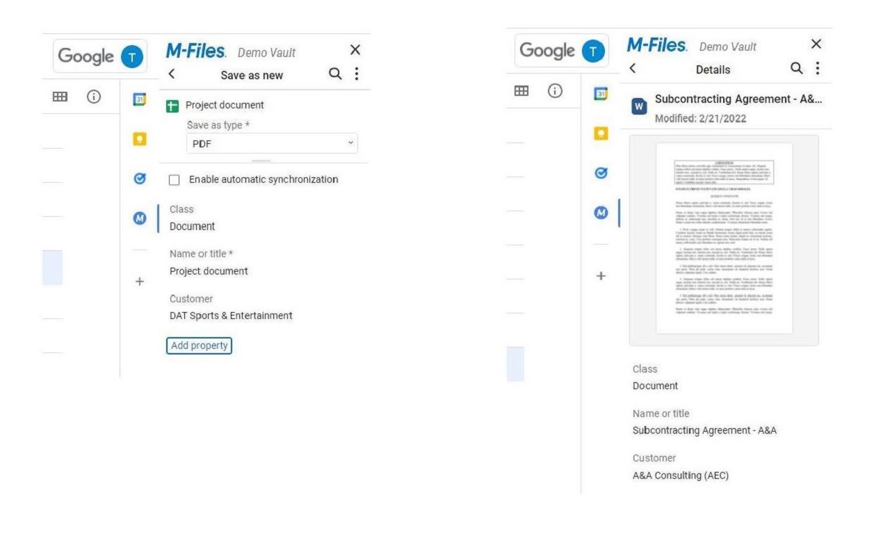 M-Files for Google Workspace™截图5