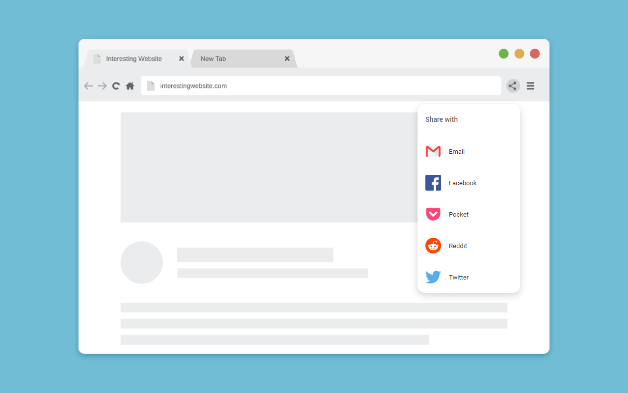 Share with for Google Chrome™截图1