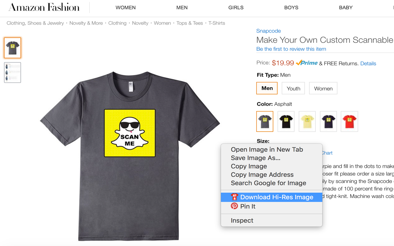 Hi-Res Image Downloader for Merch By Amazon截图1