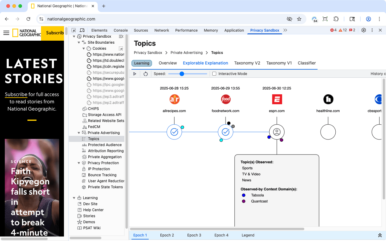 Privacy Sandbox Analysis Tool截图5