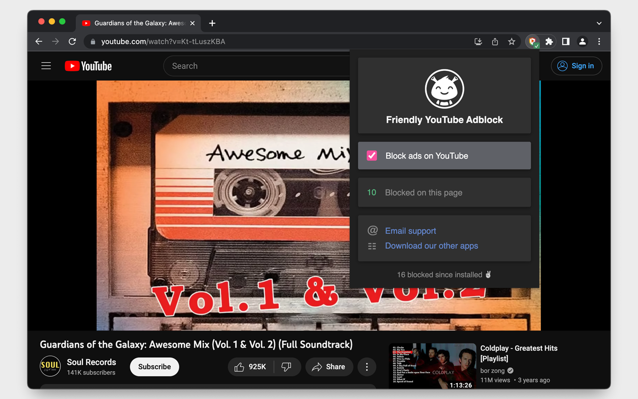 YouTube Adblock by Friendly截图1
