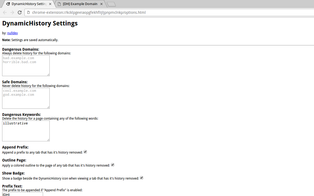 DynamicHistory截图1