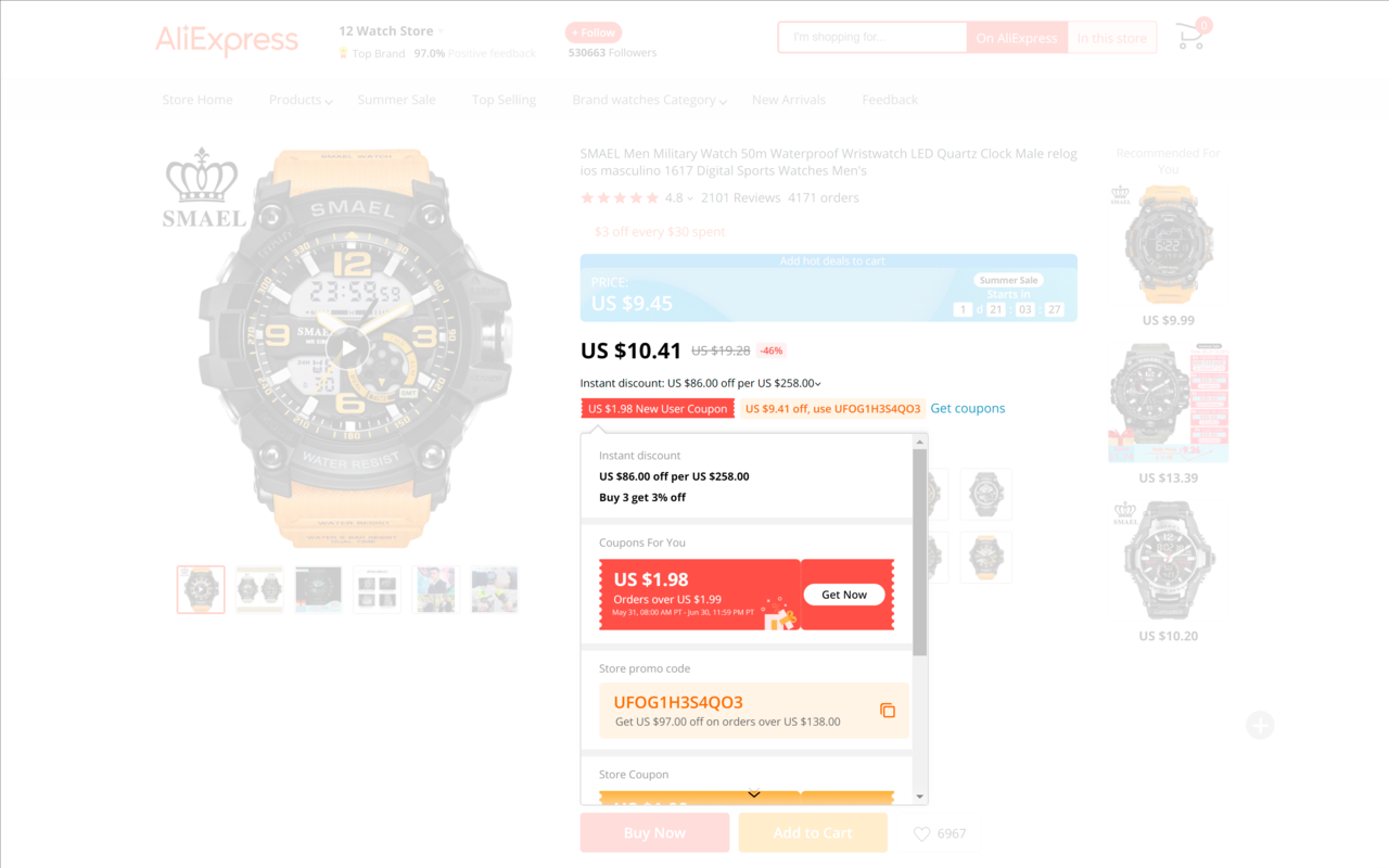 AliExpress Finder Coupons截图1