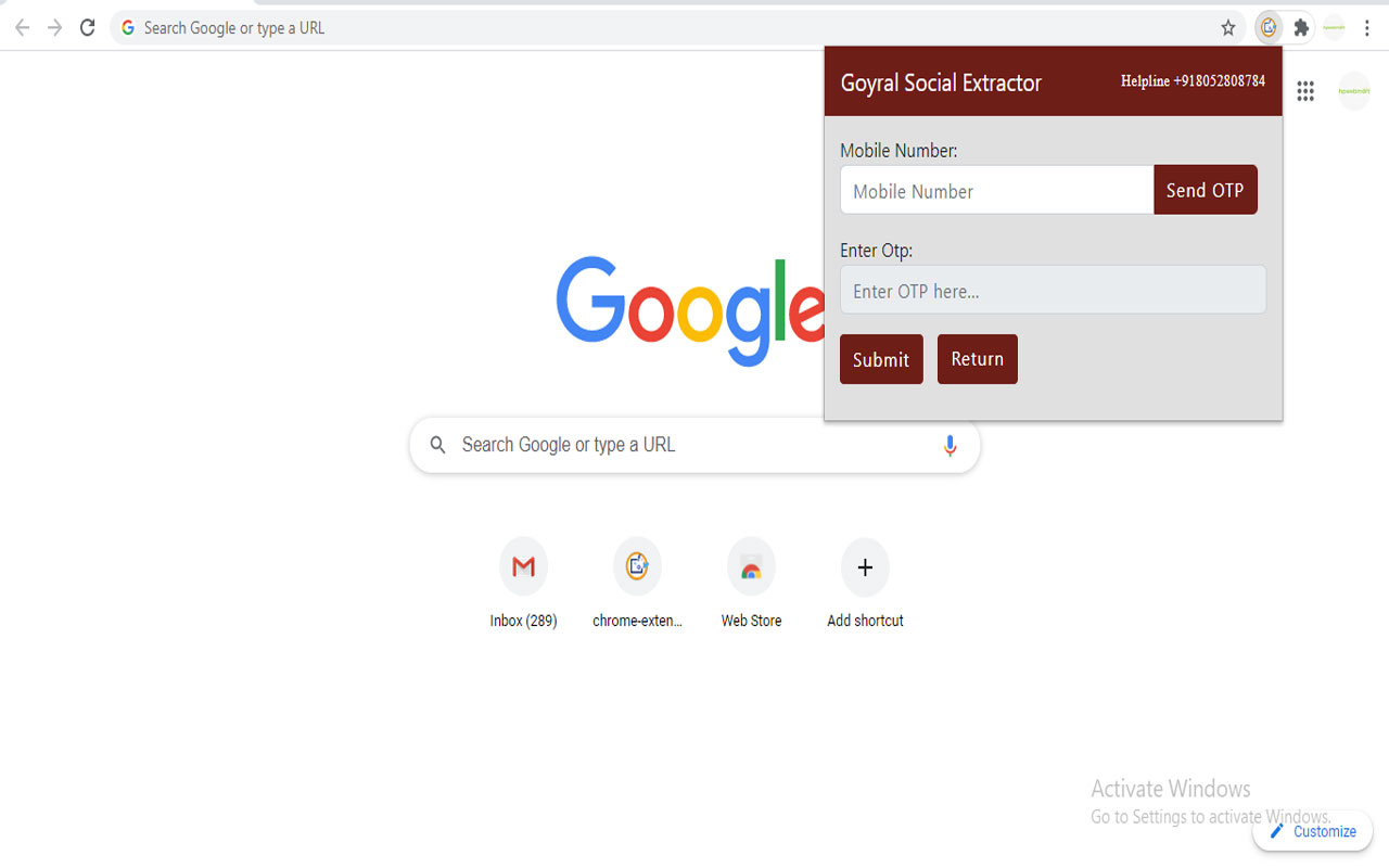 Goyral Social Extractor截图1